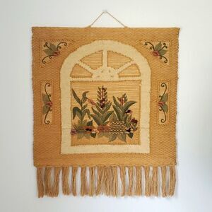 ICA 1990 Hand Woven Wall Tapestry